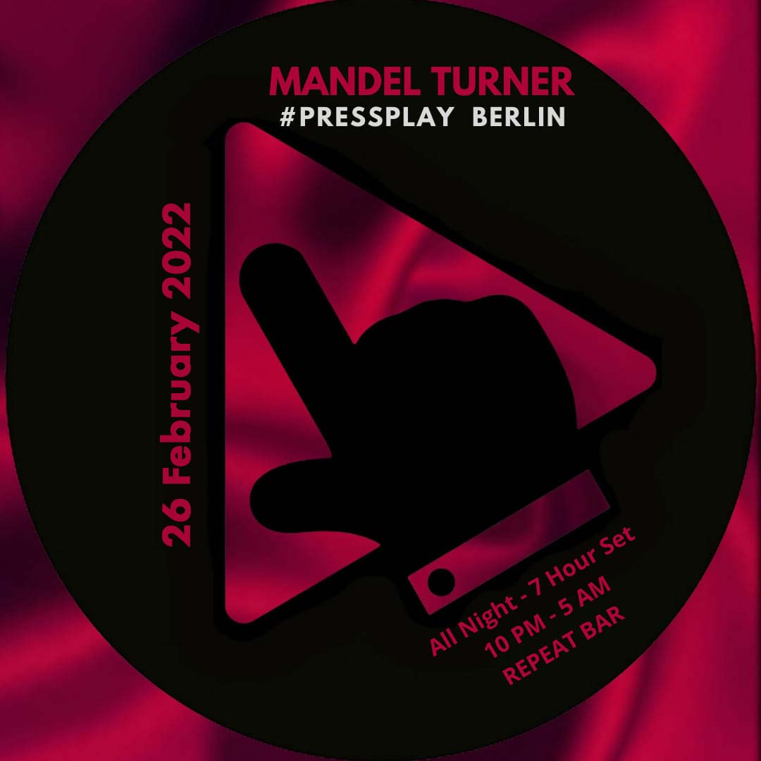 Mandel Turner PressPlay party at #repeatbar Berlin